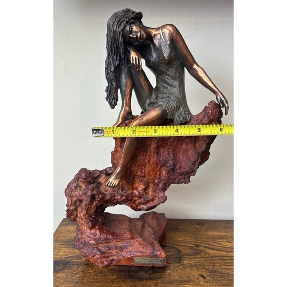 Vintage Carol Camps Artistic Bronze / Raising Sculpture - Picture 7 of 11